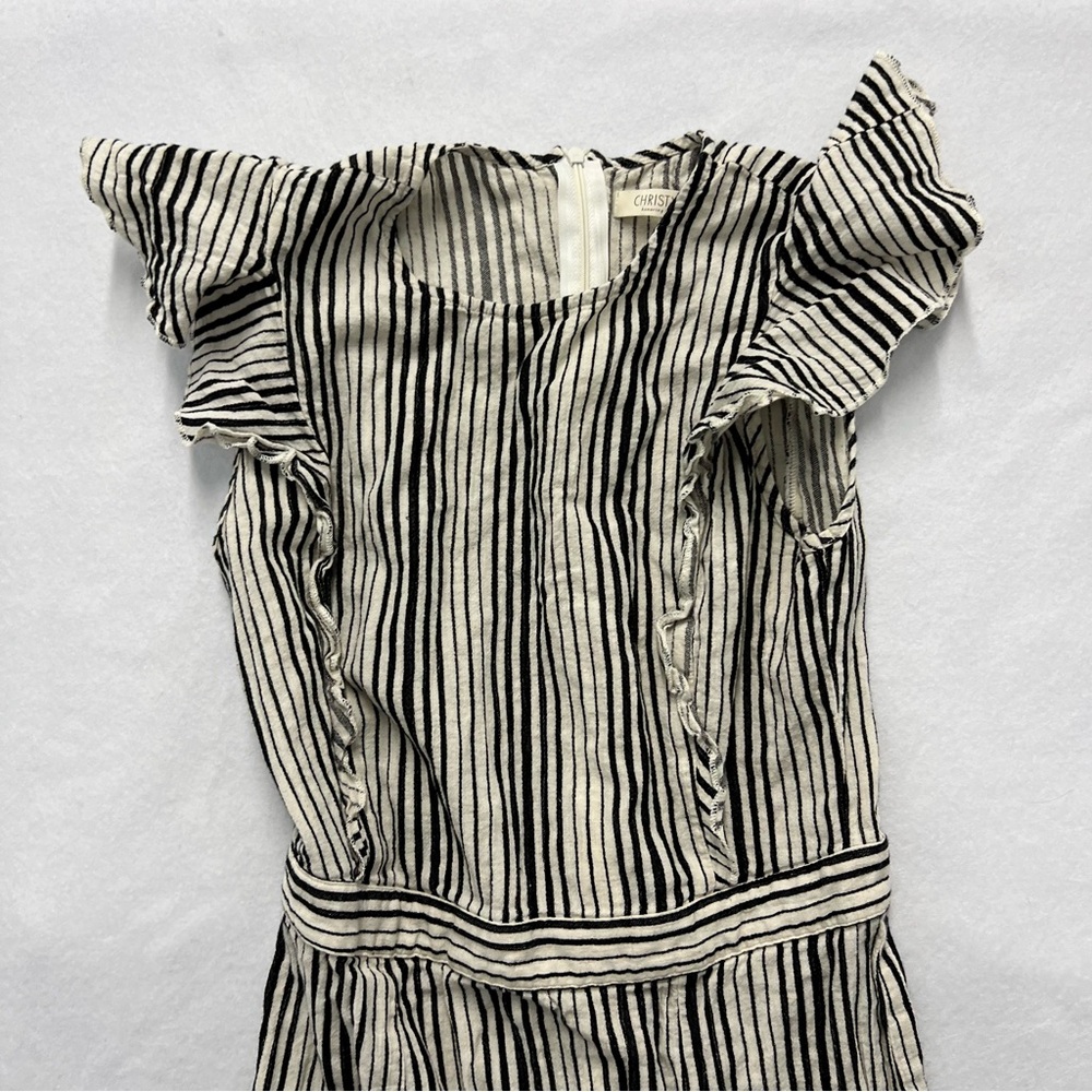 Christy Dawn Quinn Black and White Striped Maxi Dress - Picture 2 of 10